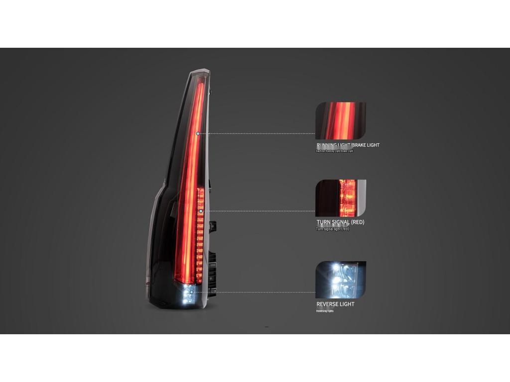 Светодиодный задний фонарь стоп-сигнала в сборе для 2015-2020 Chevrolet Suburban/Tahoe