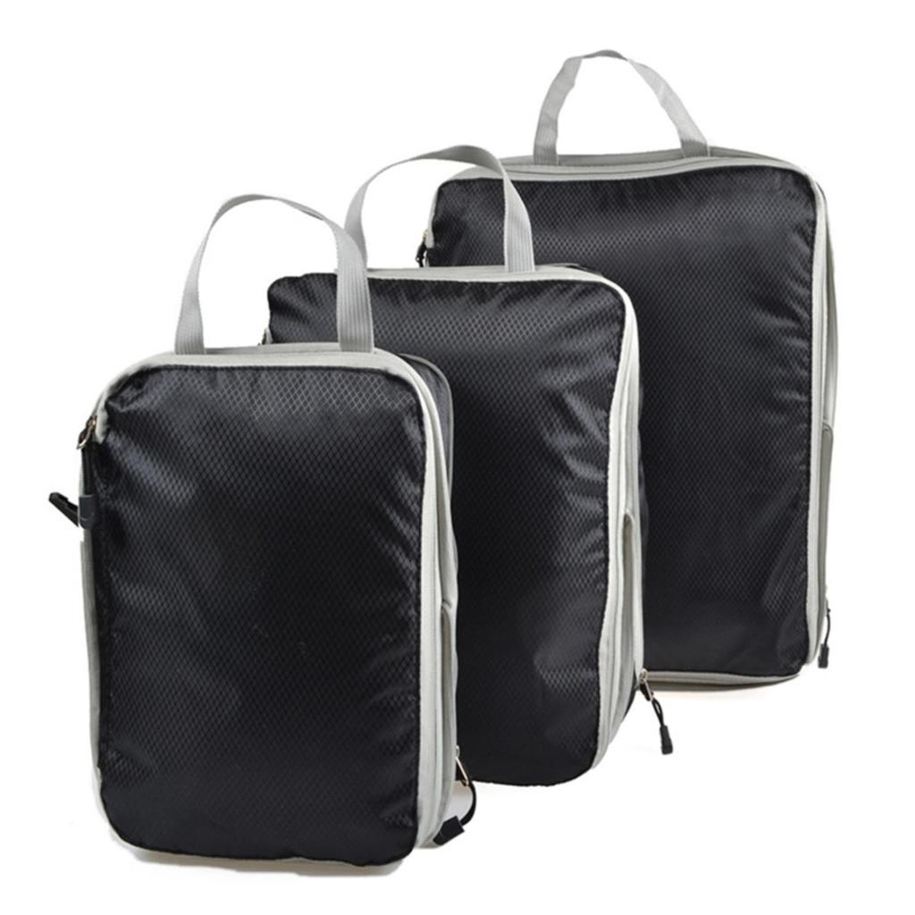 3Pcs/set Compressible Travel Storage Bag Portable Large Capacity Storage Bag Suitcase Luggage Packing Cubes