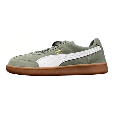 Серия Suede Прочные Дышащие Низкие Кроссовки Мужские Кроссовки Зеленые 387745-04
