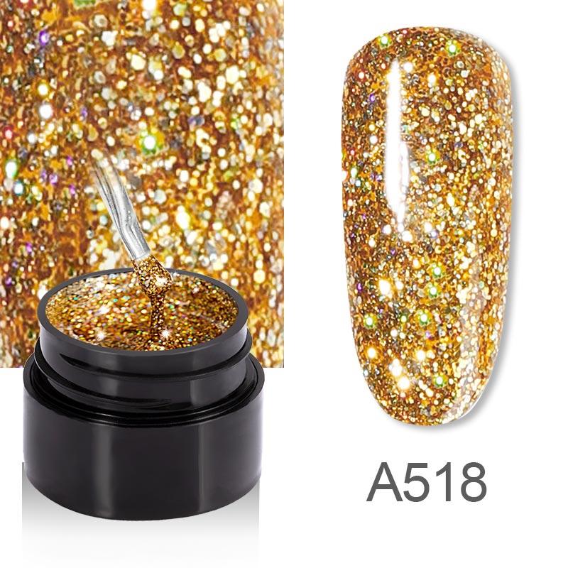 ROSALIND 5 мл гель-лак для ногтей Блестящий радужный блестящий рисунок для дизайна ногтей Vernis полуперманентный лак для ногтей гель-лак для маникюра