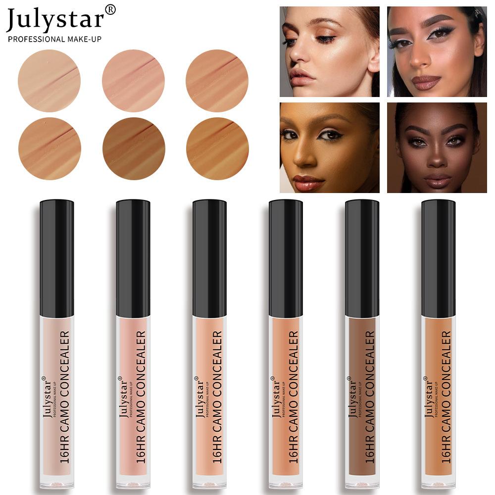 JULYSTAR Водонепроницаемый и устойчивый к поту консилер, стойкий консилер, консилер от прыщей, консилер для маскировки темных кругов