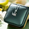Sterling Silver Origami Crane Necklace - Light Luxury Clavicle Chain, High-End Niche Design