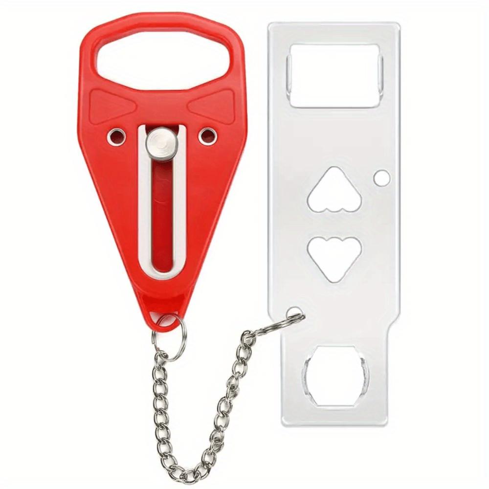 Battery-Free Portable Door Lock Metal Lock Security Door Lock Travel Door Lock  Apartment Safety