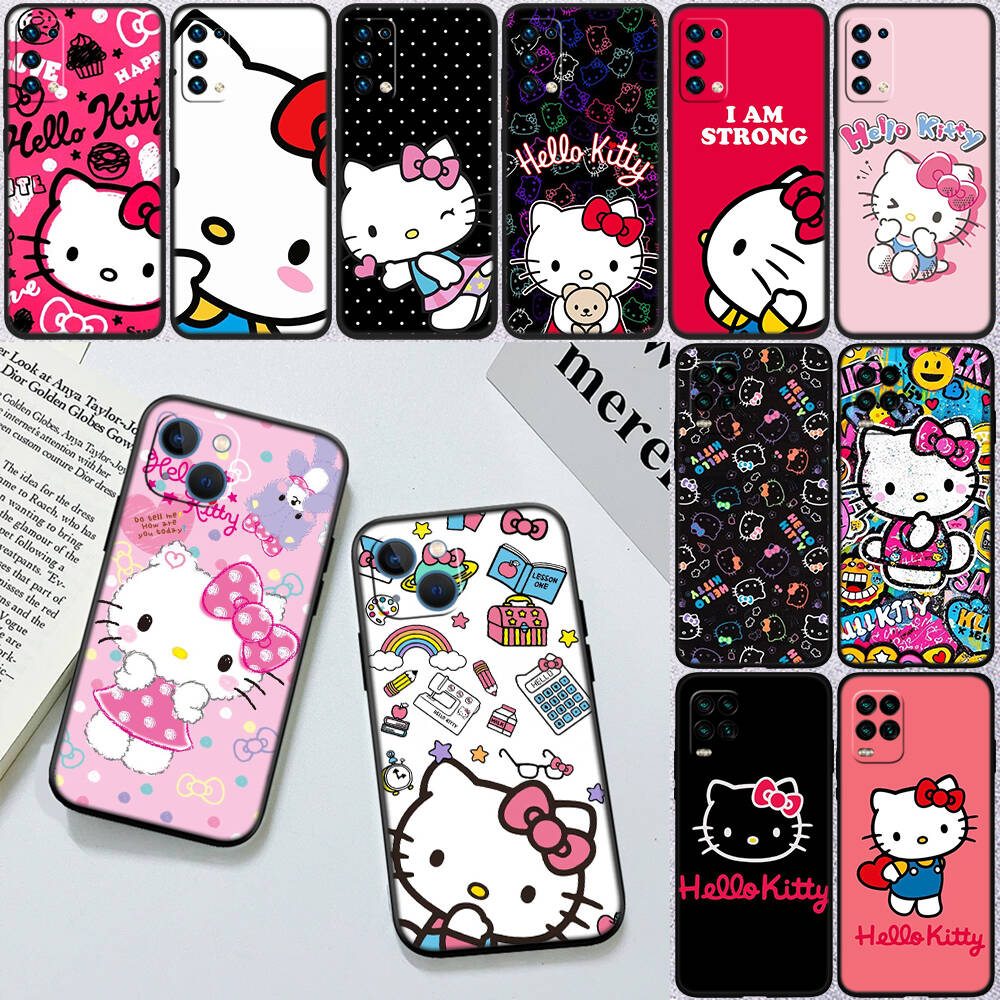 Cute Hello kitty New Phone Case for Samsung S20 S21 S22 S23 S24 FE Ultra Plus Lite S21S A07 A17 A36 A37 A55 A57 F06 F16 M06 M16 M56