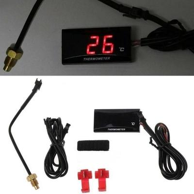 Мотоцикл KOSO Температура воды Мини-метр ЖК-цифровой экран Универсальный датчик Термометр Датчики температуры Запчасти для гоночных скутеров