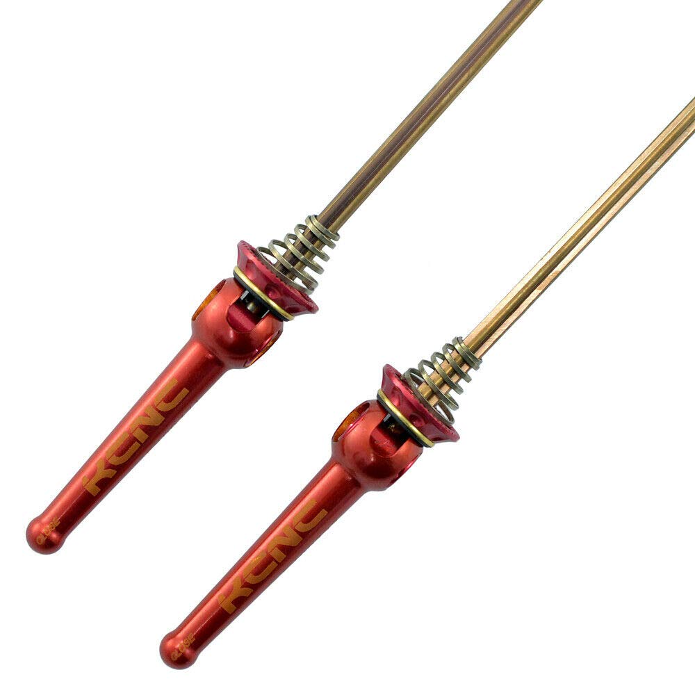 KCNC Grooving QR MTB Титановая ось втулки SK2244 Эксцентрик, Красный, KQR05-002R,
