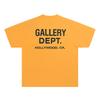 GALLERY tide brand DEPT classic alphabet slogan LOGO gradual change printed short-sleeved T-shirt men and women Qixi Festival couple