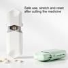 Маленький органайзер для резаков таблеток Телескопическая конструкция Не содержит бисфенол-А Простота использования Компактный размер