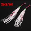 Luminous Artificial Swim Soft Silicone Fishing Tackle Squid Skirt Lure Saltwater Octopus Bait Hook