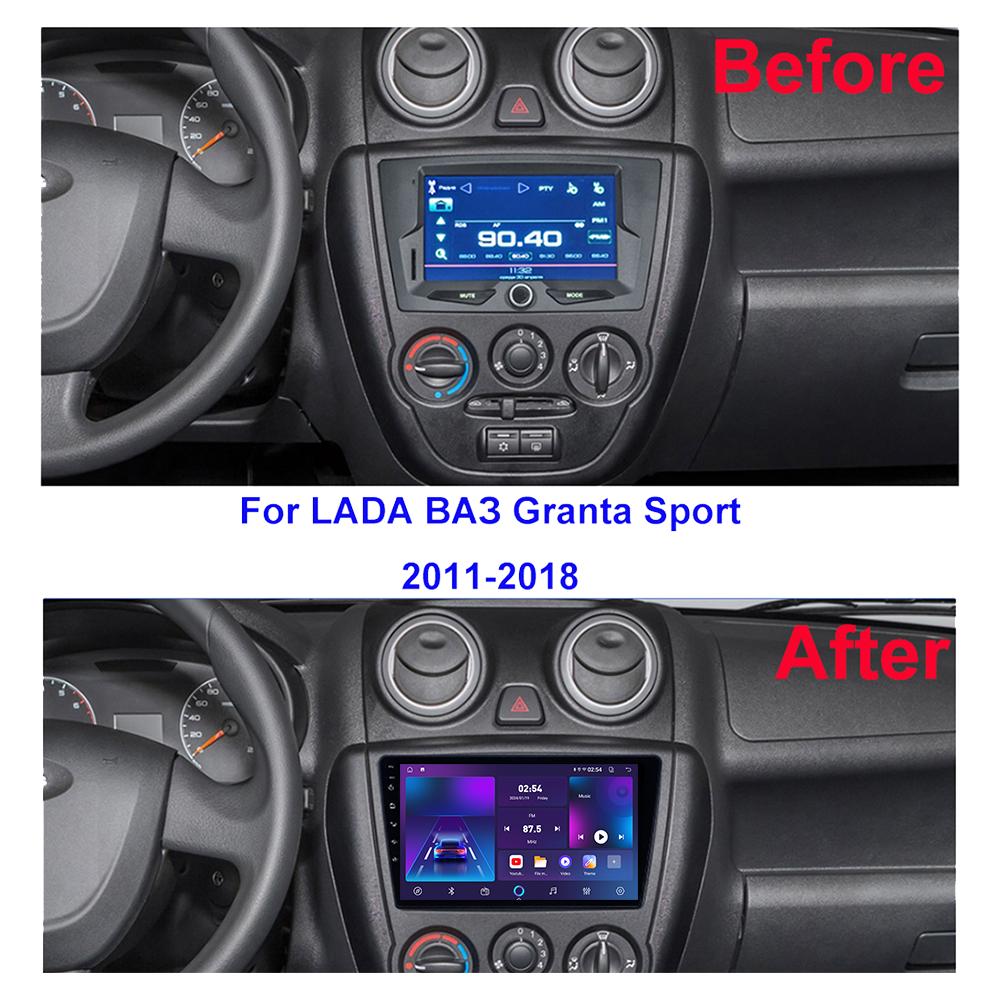 Android Car Radio For Lada Granta 2011-2017 Multimedia Player Head Unit Stereo GPS Navigation BT WIFI 1+16GB