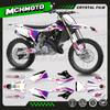 MCHMFG  Team Graphics Decals For YAMAHA YZ125 YZ250 YZ 125 250   2024 Dirt Bike Stickers Kits