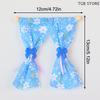 1:12 Miniature Curtain White Fabric Lace Door Curtain Window Decor Model Bedroom Living Room Furniture Decor Toy