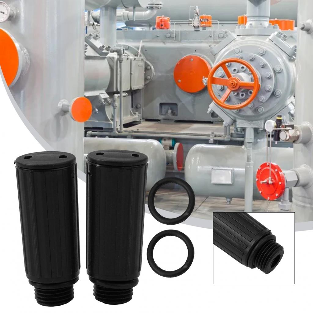 Заглушки для масляных крышек Аксессуары для воздушных компрессоров Черная пластиковая резьба Дыхательная насадка