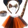 Костюм тигра на Хэллоуин, украшение для косплея, обруч для волос, повязка на голову для сценических представлений, карнавальный год