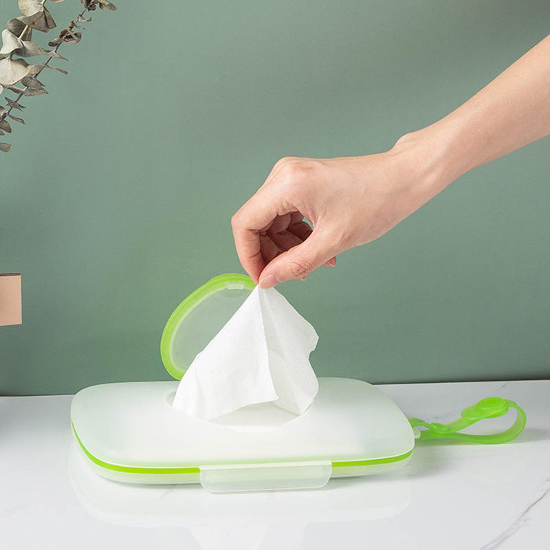 1 шт. Портативный контейнер для хранения влажных салфеток и масок в форме сердца из полипропилена с защелкой для детских путешествий, держатель для салфеток