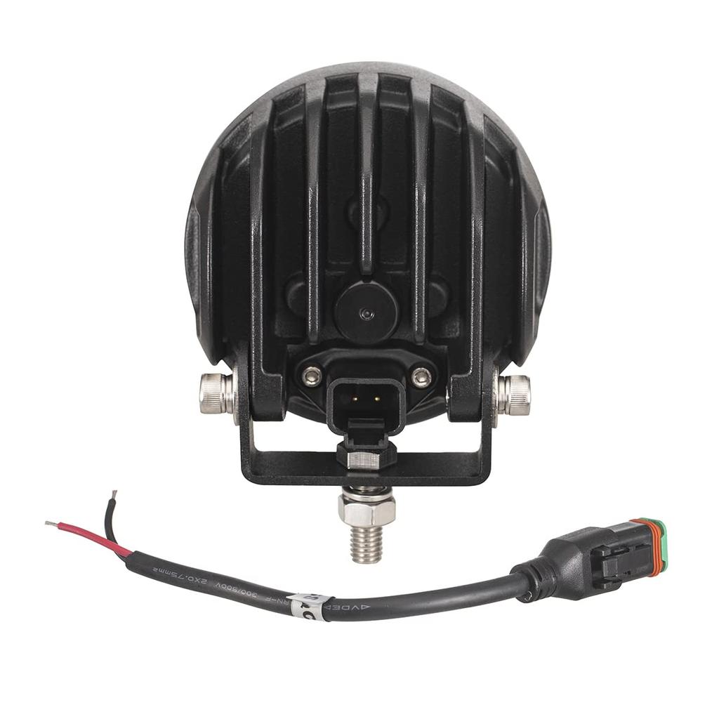 Светодиодные вспомогательные рабочие широкие фары высокой/низкой мощности для внедорожника OEM противотуманная фара, совместимые с 12 В и комплект из 2 фар, круглые, угол 30°, 30 Вт,