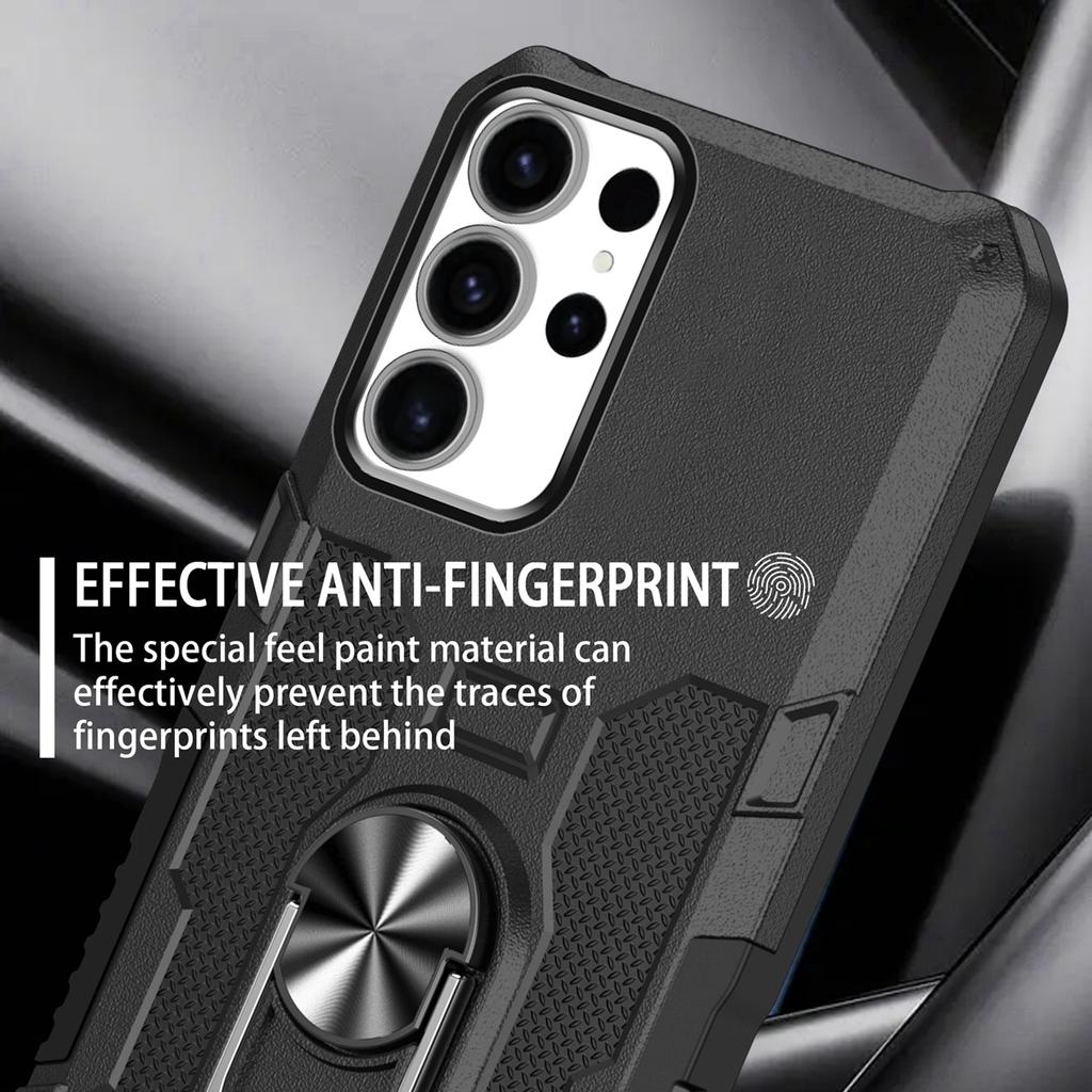 Shockproof Armor Case for Samsung S22 S23 S24 Plus UItra A73 A53 A33 5G A23 A13 Ring Stand Phone Back Cover for Galaxy A04S A52S 5G A72 A32 4G