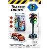 Top Toy: Sound and Light Traffic Signal with Cars - Early Education Safety Aid