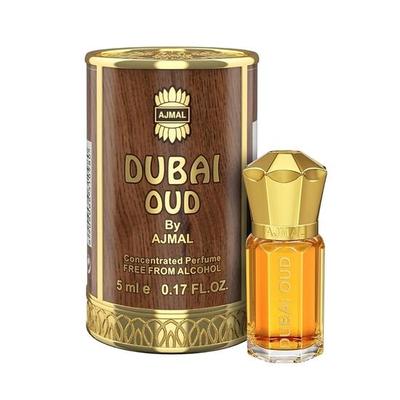 DUBAI OUD Attar | Амбровый и древесный аромат | Унисекс безалкогольный | Стойкий аттар для мужчин и женщин - 5 мл