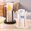 Space Saving Cups Dispenser Rack Shelf Mug Display Stand New Disposable Cup Storage Holder  Home