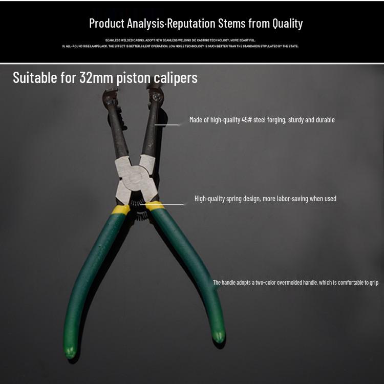 Универсальный съемник и инструмент для установки поршневых колец с плоскогубцами