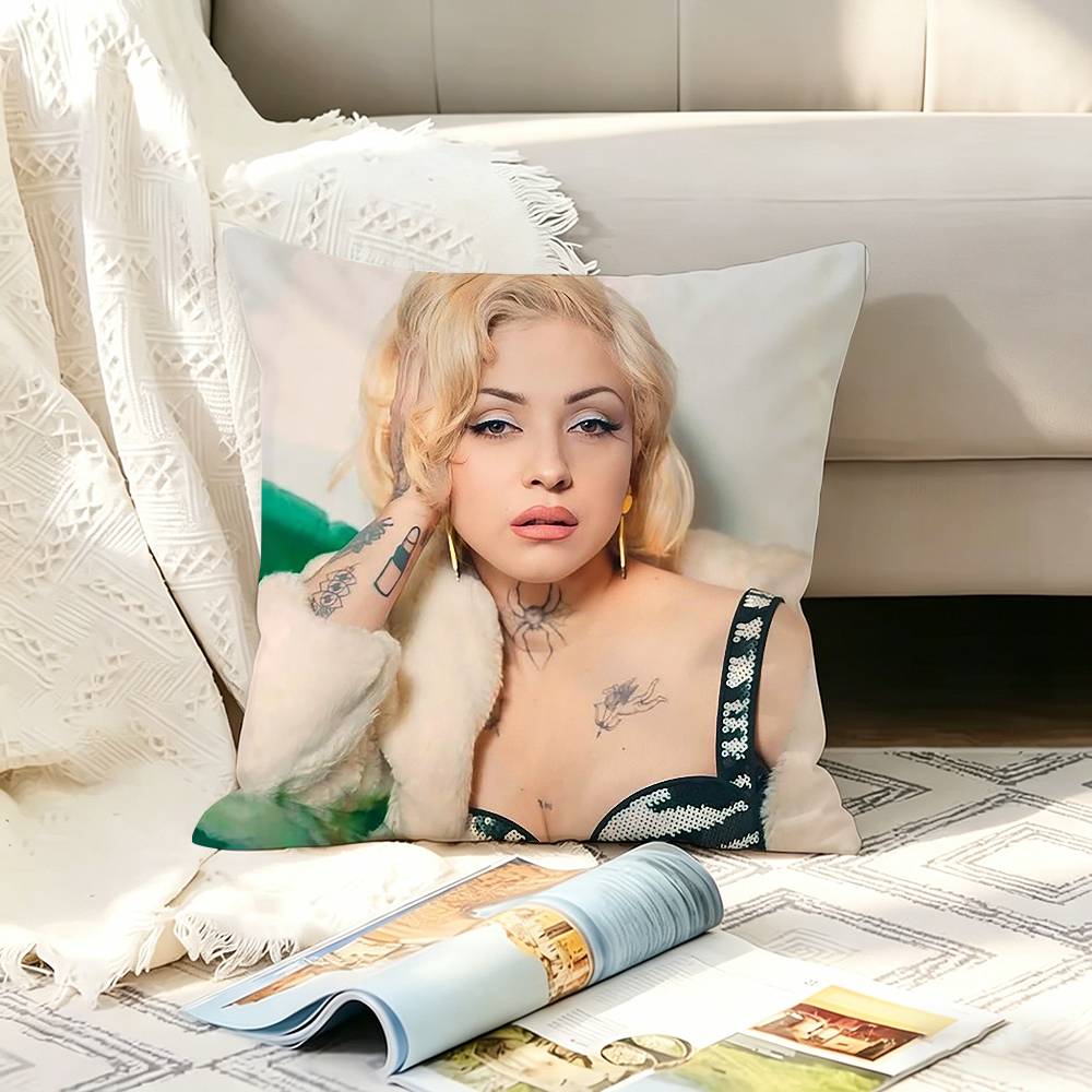 FEMME FATALE M-Mon L-Laferte Наволочка Чехол для подушки на диван в гостиную Подходит для украшения дома Спальни Комнаты