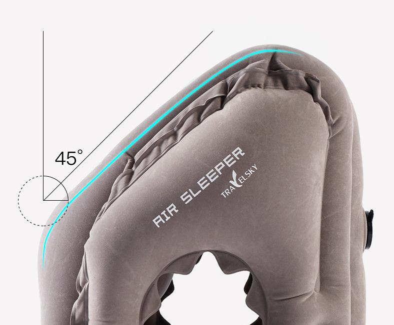 Автомобильная надувная воздушная подушка для подголовника, подушка для поддержки подбородка, подушки для самолета, автомобиля, офиса, отдыха, шеи, сна