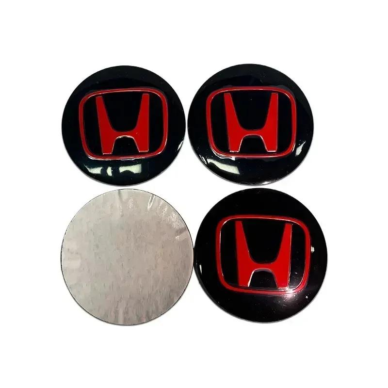 56/60/65mm Car Wheel Center Hub Sticker for Honda Mugen Accord HRV Fit Jazz City Civic Inspire CRV Odyssey Jade Accessories
