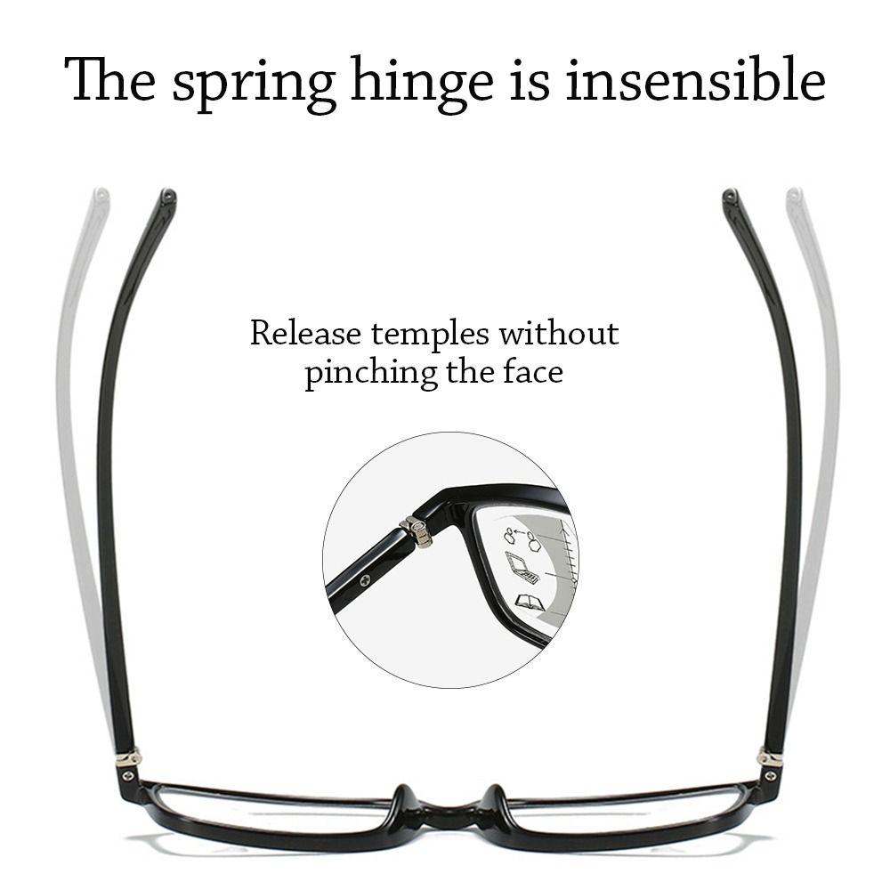 Простые очки для защиты глаз от синего света, очки для чтения с прогрессивными мультифокальными линзами, ультралегкие очки