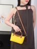 Women's Fashion Shoulder Bag: Genuine Leather Cowhide Dumpling Handbag with Contrast Colors