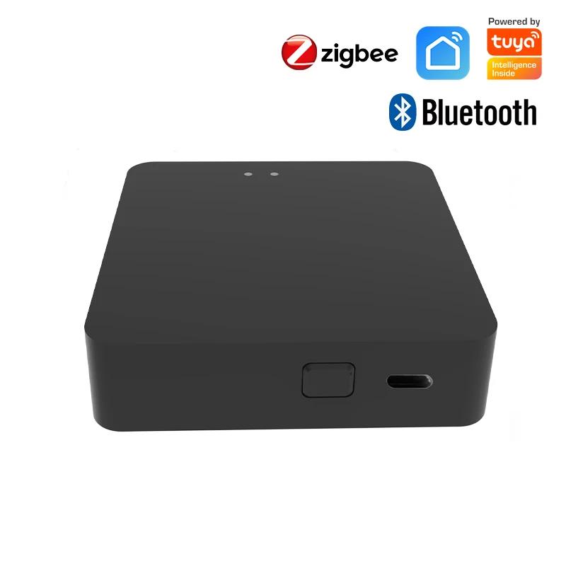 Tuya Многорежимный шлюз ZigBee Bluetooth Хаб Порт Type C Пульт дистанционного управления Умными бытовыми приборами Мост Голосовое управление Alexa Google Home