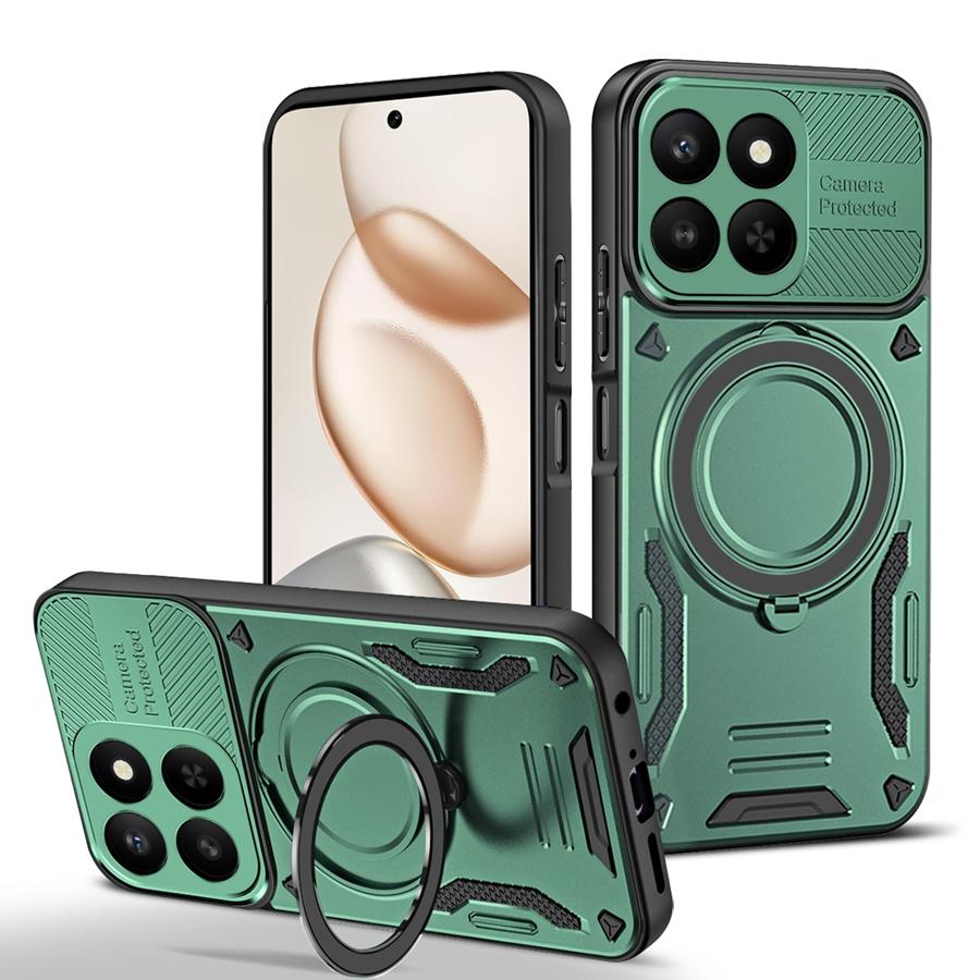 Прочный противоударный магнитный чехол-броня для Honor X7d X9d X9C Smart 400 Pro Magic 7 Lite Magic7 Держатель-кольцо-подставка Чехол для телефона