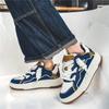 Синие ковбойские кроссовки для женщин и мужчин 2024 года, толстые спортивные уличные кроссовки в стиле хип-хоп, увеличивающие рост, Sapatos Masculinos