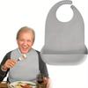 Large Adult Silicone Bibs, Elderly Food Bibs, Waterproof Three-dimensional Food Bibs, Silicone Food Bibs