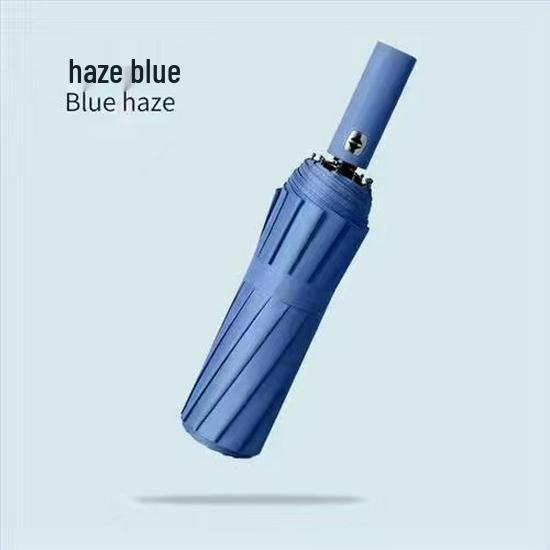 Пользовательский УФ Черный Клей Зонт от Солнца и Дождя – Женский Трехсложный Дизайн с Нанесением Логотипа.