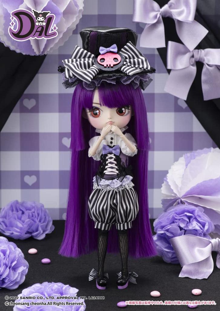 Groove DAL Kuromi x Dal Collaboration Doll x DAL Collaboration Высота 268 мм Подвижная фигурка из окрашенного АБС-пластика (Кукла Куроми) Д-171 примерно. Немасштабируемый