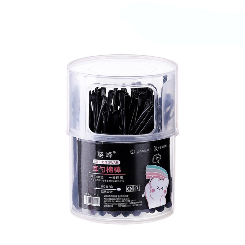 100Pcs Plastic Cotton Swabs Disposable Cleaning Cotton Bud High Quality Ear Cleaner  Home