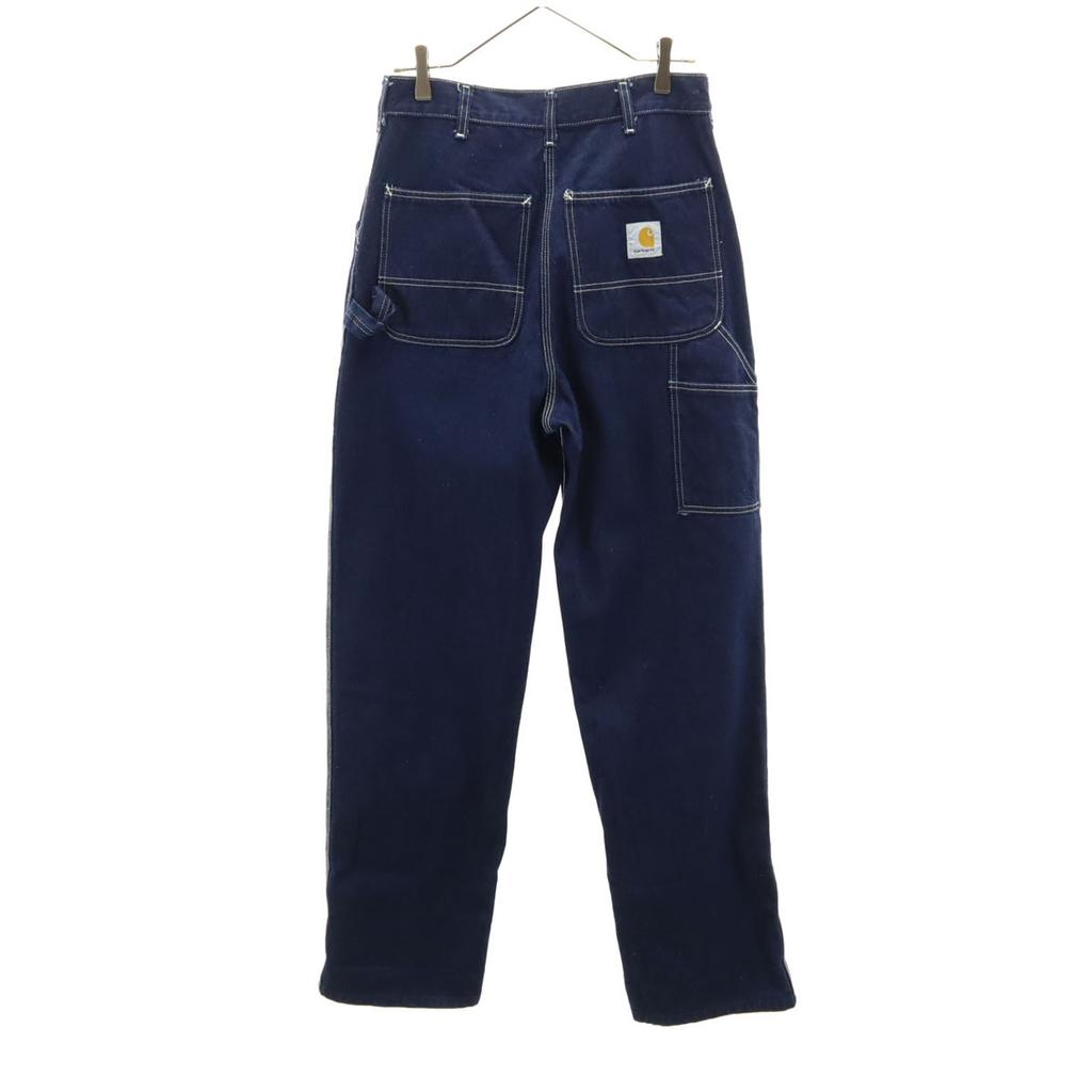 carhartt 90s Old USA Made Denim Painter Pants W32 Navy Jeans Men's Used