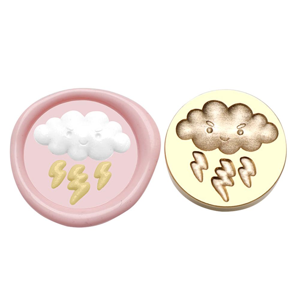 Круглая печать, медная головка, 3D рельефная эмалированная медная головка для подарка, скрапбукинга