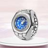 Vintage Roman Quartz Watch Zinc Zinc Alloy Finger Watch Ring Cool Rings Jewelry Clock  Man