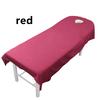 1Pcs Beauty Bed Table Cover Cosmetic Salon Sheets Sheets With Hole SPA Massage Treatment 80cmx190cm