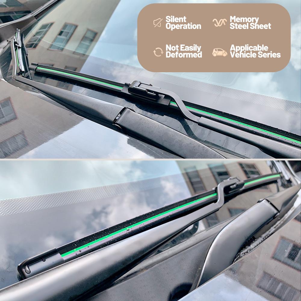 For Seat Leon 1M MK1 1P MK2 5F MK3 KL MK4 2000-2023 Front Windshield Wiper Blades 2pcs Windscreen Window Accessories 2012 2018