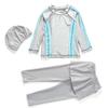Three-Piece Swimsuit Girls Long Sleeve Full Cover Swimming Suit For Kids Muslim Swimwear Baby Children Swimming Bathing Suit