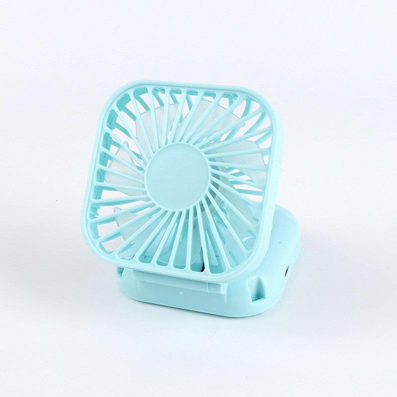 Compact Dual-Use Neck Hanging Fan: Portable USB Rechargeable Handheld and Desktop Fan for Office and Outdoor Use