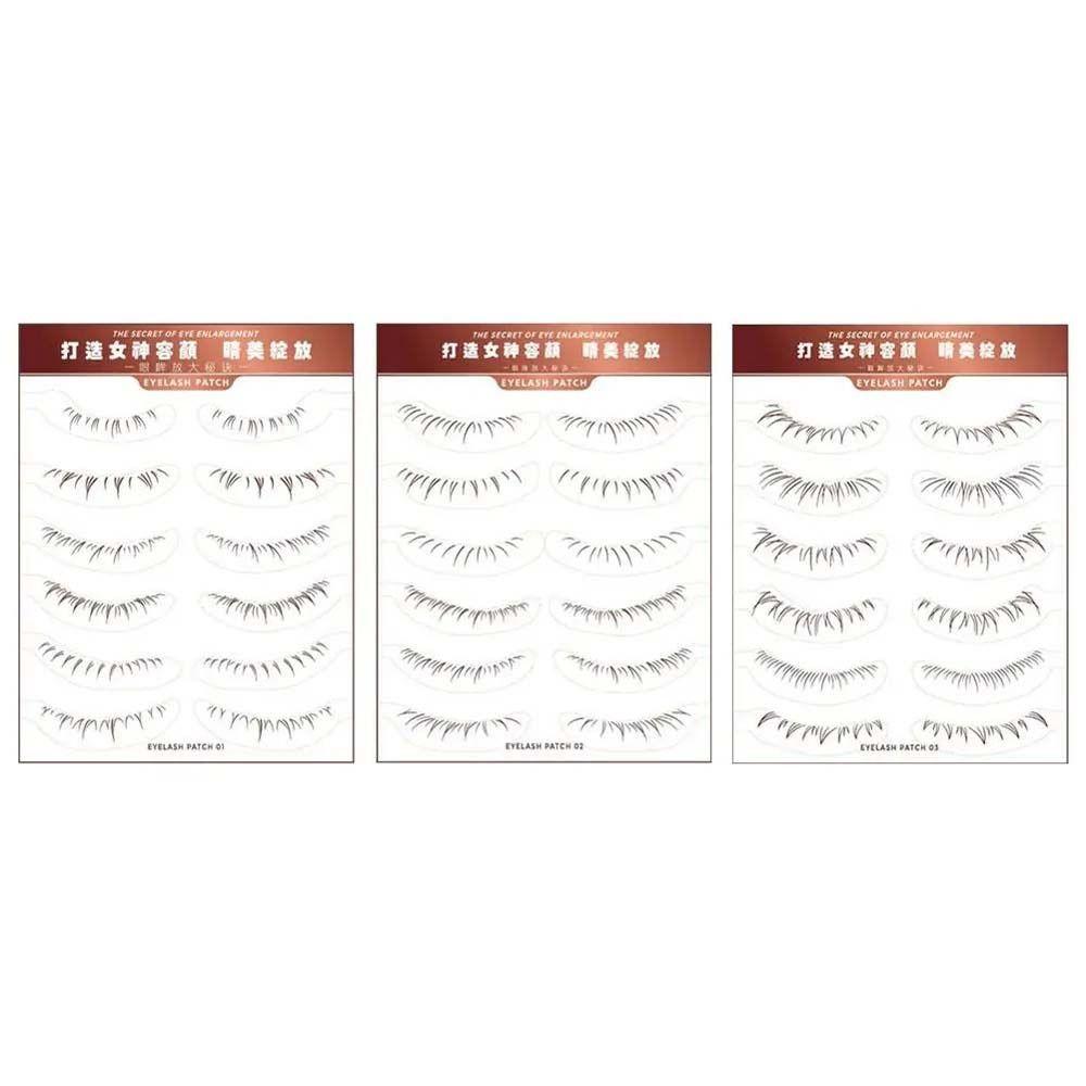 Водная переводная печать Патч для нижних ресниц Инструмент для ленивого макияжа Временные татуировки для нижних ресниц Девочки