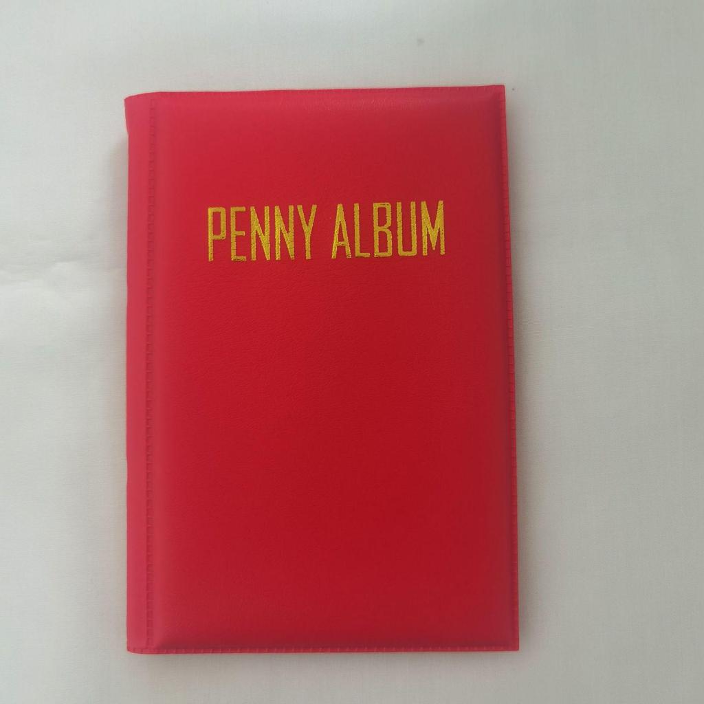 Персонализированный альбом для коллекции медных монет и марок со 108 ПВХ карманами