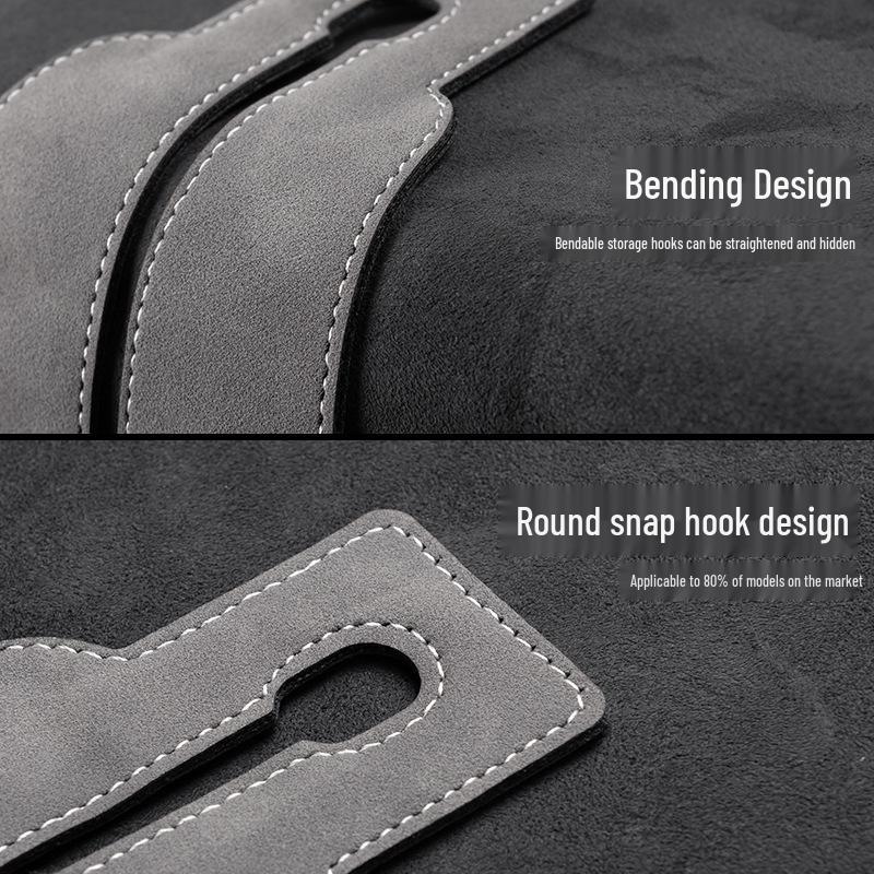 Замшевые крючки для телефона и хранения на заднем сиденье