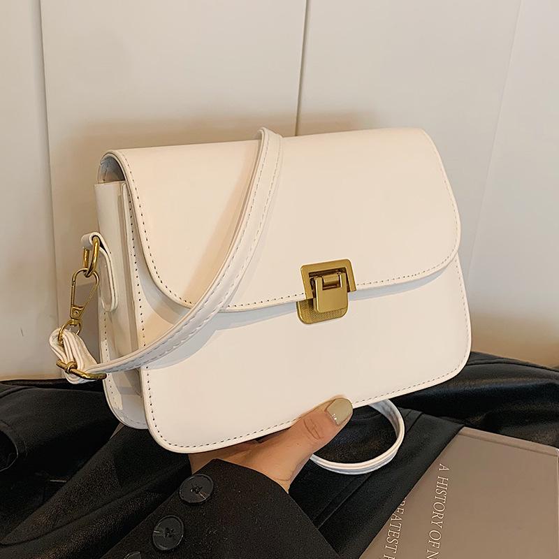 High-end Women's Bag for Women's Autumn and Winter New Trendy and Fashionable Simple Crossbody Bag Retro Fashionable One-shoulder Square