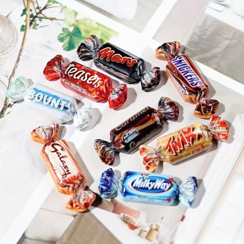 Милые 8 шт. Магниты на холодильник в виде конфет - Декоративные магниты на холодильник для кухни, офисной доски, шкафчика, подарка