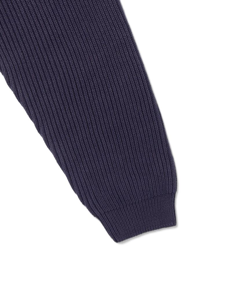 THISISNEVERTHAT Washed Block Knit Sweater Navy